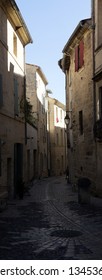 Uzès, France - August 16 2014. Street View. 