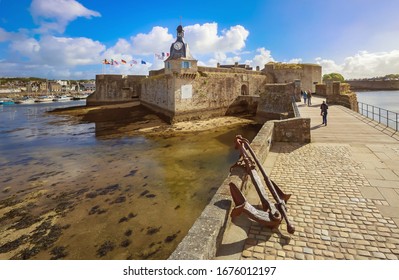 France Brittany Finistère Remparts La Ville Close Of Concarneau