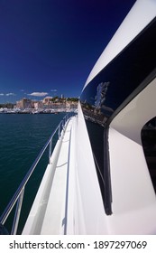 France, Cannes; 20 September 2005; CNM CONTINENTAL 80 luxury yacht in the port - EDITORIAL
