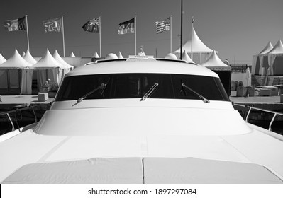 France, Cannes; 20 September 2005; CNM CONTINENTAL 80 Luxury Yacht In The Port - EDITORIAL