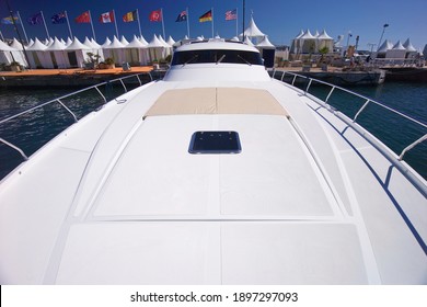 France, Cannes; 20 September 2005; CNM CONTINENTAL 80 Luxury Yacht In The Port - EDITORIAL