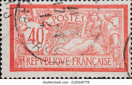 France Circa 1900 Postage Stamp France Stock Photo 2120149778 ...