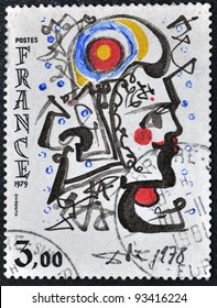 FRANCE - CIRCA 1979: A Stamp Printed In France Shows An Salvador Dalí Drawing, Circa 1979