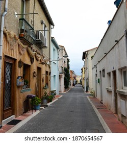 Sète, France - December 13 2012: Typical Fishing District Of Sète (Pointe Courte). Agnès Varda Made Her Movie Here With The Help Of The Inhabitants. 