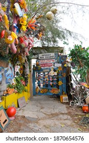 Sète, France - December 13 2012: Typical Fishing District Of Sète (Pointe Courte). Agnès Varda Made Her Movie Here With The Help Of The Inhabitants. 