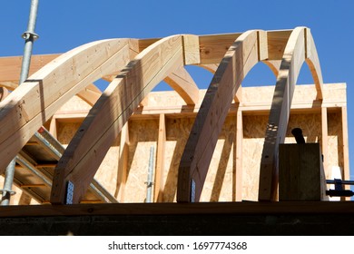 France, Eco Sustainable Wooden Construction Site