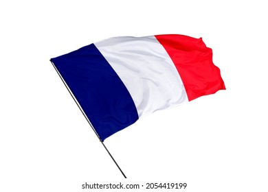 Bandera Francia en un