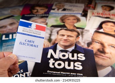 France, Paris, April 2022, The Twelve Professions of faith for the 2022 presidential election campaign in France