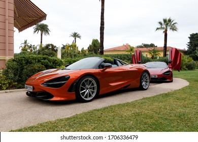 FRANCE, SAINT-JEAN-CAP-FERRAT - APRIL 25: Test drive of the McLaren cars at the hotel Royal riviera.