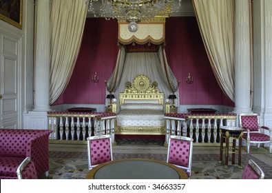 France, Versailles Palace, A Bedroom In The Grand Trianon