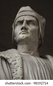 Francesco Guicciardini. Statue Outside The Uffizi, Florence, Italy.