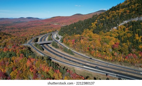 Franconia Notch State Park In Mid-October