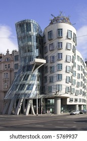 Frank Gehry Building In Prague.