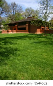 Frank Lloyd Wright Designed House In Oak Park, Chicago, Illinois