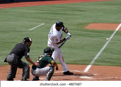 Frank Thomas, Designated Hitter, Toronto Blue Jays August 22, 2007 Vs. Oakland Athletics