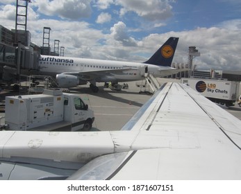 Frankfurt Airport Is An Important One In Europe And Very Busy In 2012. The Most Importent Hub Of The Lufthansa Group.