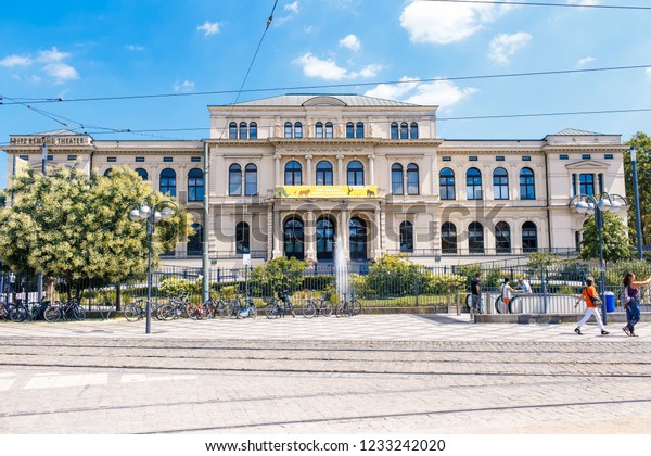 Frankfurt Germany 7 July 2018 Flamingo Stock Photo Edit Now