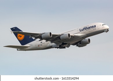 Lufthansa Airbus A380 High Res Stock Images Shutterstock