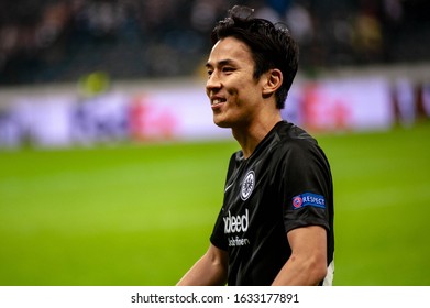 Frankfurt, Germany - February, 21, 2019: Makoto Hasebe During The Match UEFA League Europa Eintracht - Shakhtar Donetsk