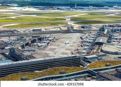 Frankfurt, Germany - May 19, 2016: Frankfurt airport