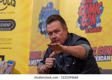 FRANKFURT, GERMANY - MAY 6th 2018: Robert Patrick (*1958, Actor, The X-Files, Terminator 2) At German Comic Con Frankfurt, A Two Day Fan Convention