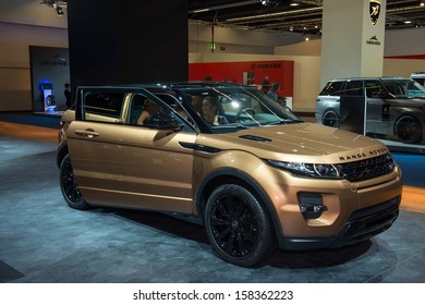 FRANKFURT, GERMANY - SEPTEMBER 11: Frankfurt International Motor Show (IAA) 2013. Range Rover Evoque