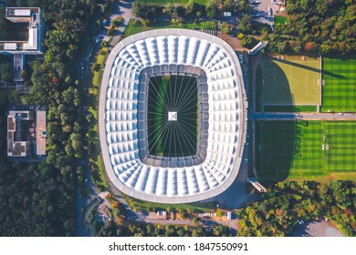 Frankfurt / Germany - September 2020: Waldstadion, Home Stadium Of The Football Club Eintracht Frankfurt