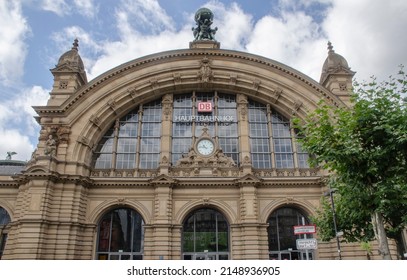 Frankfurt July 2021:
Facade Of The Main Train Station