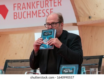 FRANKFURT AM MAIN, Germany - October 20 2019: Bernd Flessner (*1957, German Author - Major Tom) At 71st Frankfurt Book Fair / Buchmesse Frankfurt