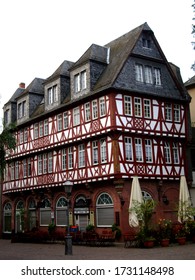 Frankfurt am Main, Germany on October 05, 2010.  Haus Wertheim (The Wertheim House), is the only timber-framed building in the old part of Frankfurt to survive the war.               