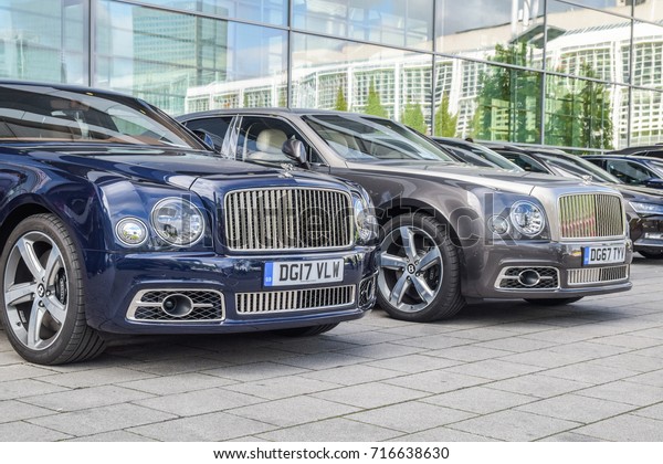 Frankfurt September 12 2017 Two Bentley Stock Photo Edit