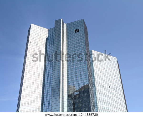 Frankfurtgermany Sep 10 Deutsche Bank Logo Stock Photo Edit Now