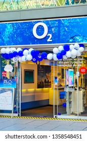 Frankfurt,Germany-September 11,2015: O2 Phone Store.