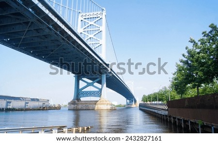 Franklin Bridge, Schuylkill River, Philadelphia - Pennsylvania United States