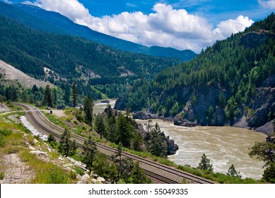 Fraser River And Pacific Canadian Railway.