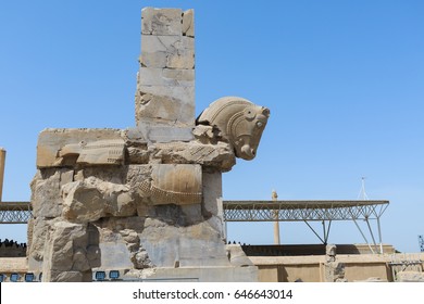 Fravashi At Persepolis Or Takht-e Jamshid, 2500 Years Ago, Shiraz, Iran