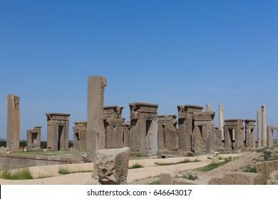 Fravashi At Persepolis Or Takht-e Jamshid, 2500 Years Ago, Shiraz, Iran