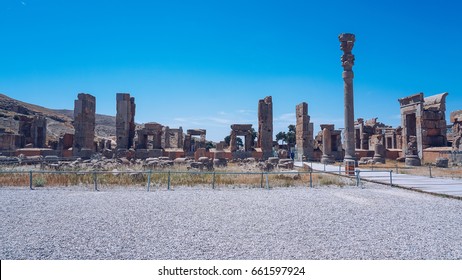 Fravashi At Persepolis Or Takht-e Jamshid, 2500 Years Ago, Shiraz, Iran