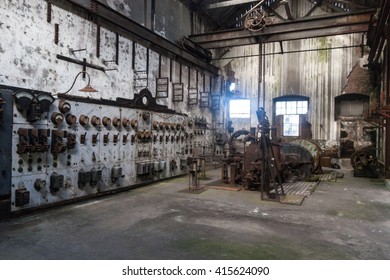 FRAY BENTOS, URUGUAY - FEB 18, 2015: Interior Of A Former Meat Factory, Now Museum Of Industrial Revolution.