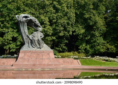 The Frederic Chopin Monument In Warsaw