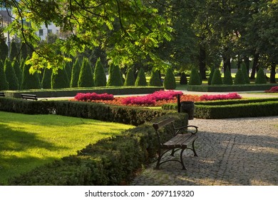 Frederic Chopin Park In Poznan. Poland