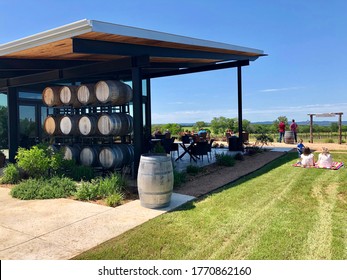 Fredericksburg, Texas, USA - May 2019 A View Of Narrow Path Winery.