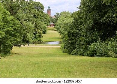 Frederiksberg Park In Copenhagen, Denmark.