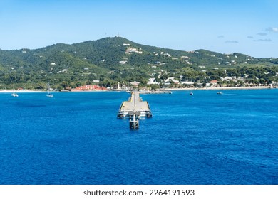 Frederiksted Pier, Frederiksted, Saint Croix, U.S. Virgin Islands. Fort Frederik, deep water, cruise ship pier. 