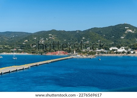 Frederiksted Pier, Frederiksted, Saint Croix, U.S. Virgin Islands. Fort Frederik, deep water, cruise ship pier. 
