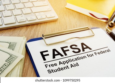 Free Application For Federal Student Aid (FAFSA) Concept.