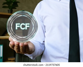 Free Cash Flow FCF Phrase On The Piece Of Paper.
