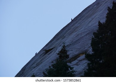 Free Climber At El Capitan Yosemite