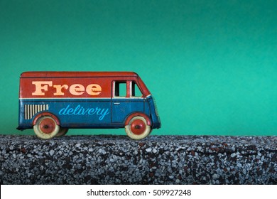 Free Delivery, Vintage Toy Truck