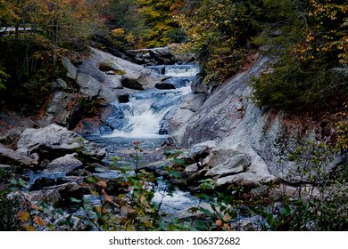 A free flowing stream in the mountains.